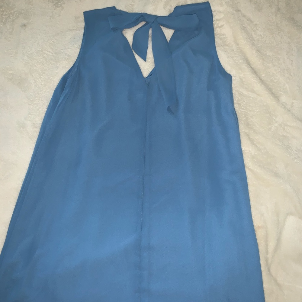 Blue dress